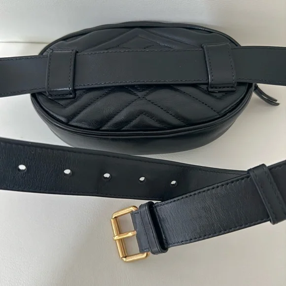 Gucci Matelasse GG Marmont Belt Bag - Picture 3 of 5